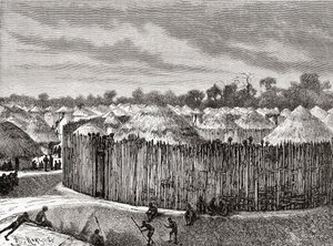 A Village in Central Africa During the 19th Century, from 